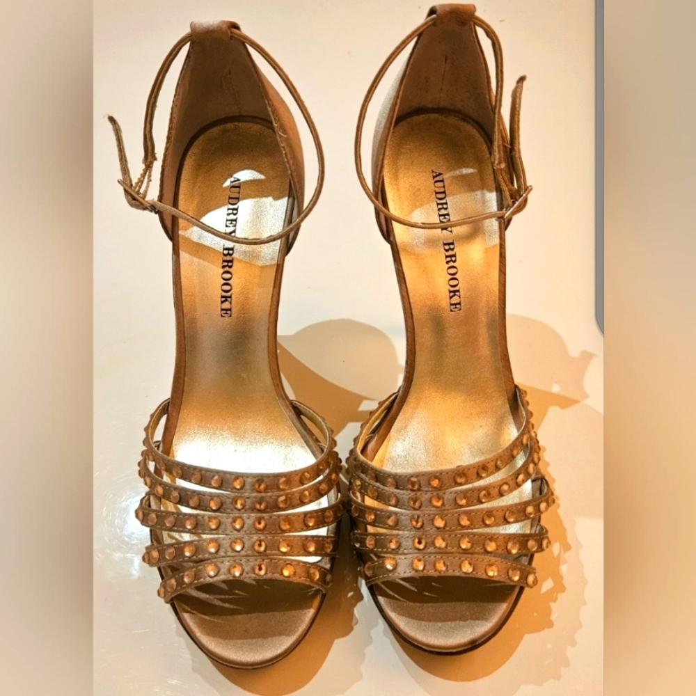 Golden stilettos